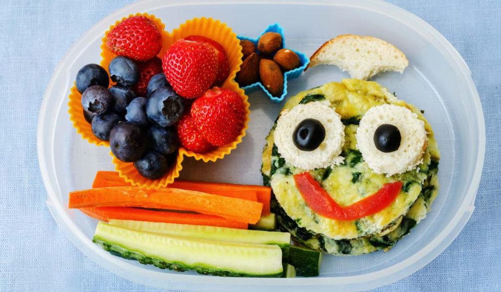 Healthy Lunch with Fruits